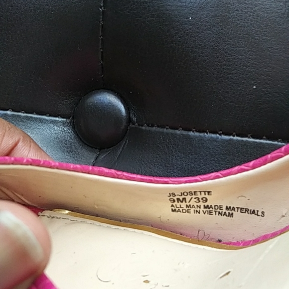 Jessica Simpson Josette Snakeskin Peeptoe Pumps - Picture 6 of 7